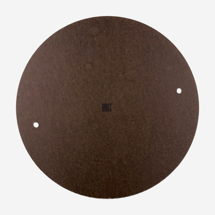 12.5 inch masonite throwing bat with bat pin holes for throwing on the wheel.