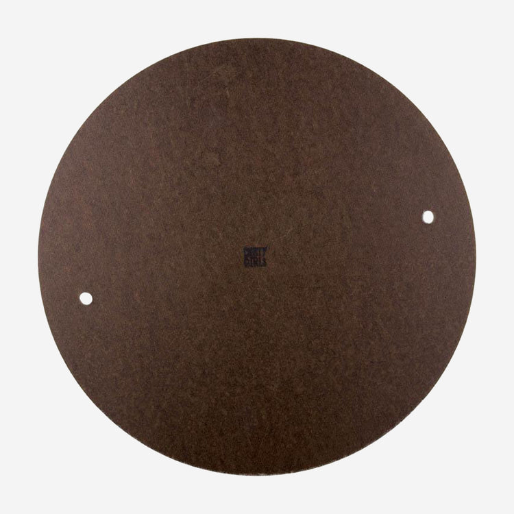 14.5 inch masonite throwing bat with bat pin holes for throwing on the wheel.