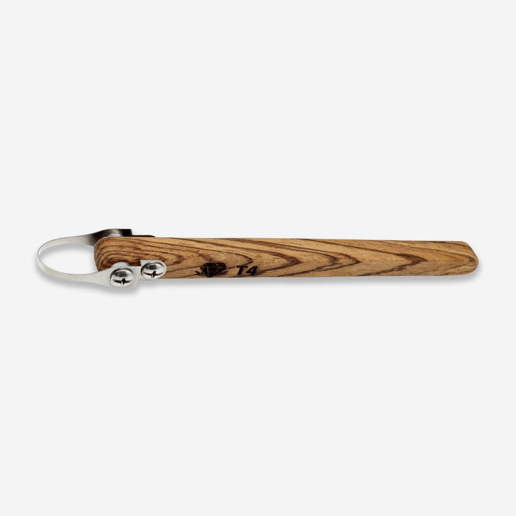 T4 is a versatile trimming tool for ceramic artists of all skill levels. This tool is also great for carving, shaving, sculpting and scraping