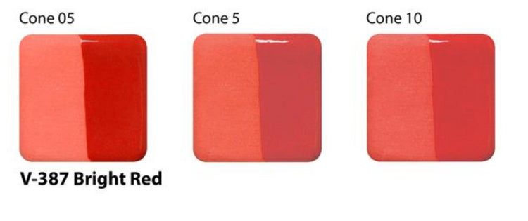 Amaco V-387 Bright Red