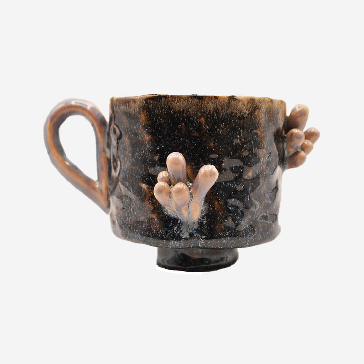 Funky Purple Mug by Emily Tarner