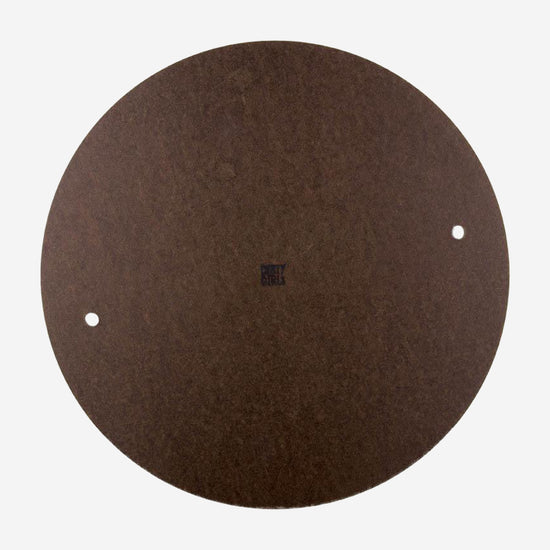 14.5 inch masonite throwing bat with bat pin holes for throwing on the wheel.