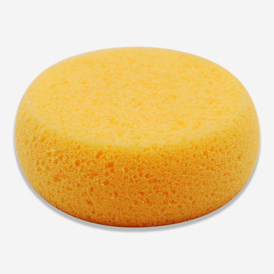 Small synthetic yellow sponge that works well for all things clay