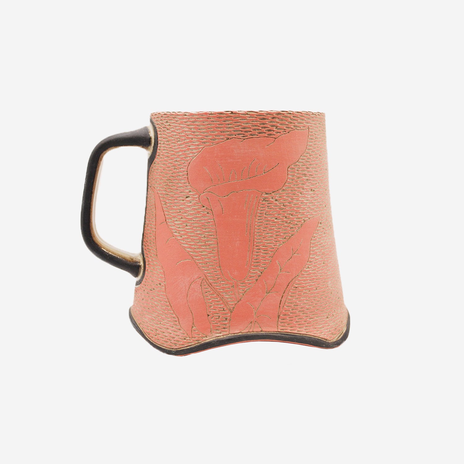 Pink and Black Mug by Stephen Ruby