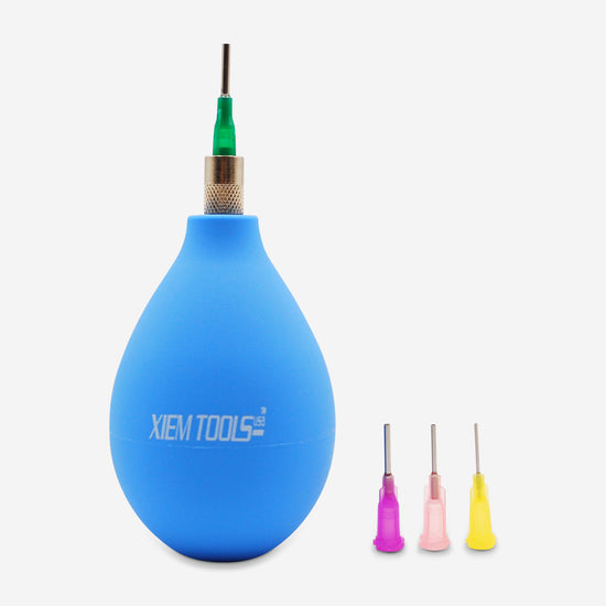 Precision Applicator is a true innovation for any liquid decorating technique you can dream up! Includes 1 bulb connector, 4 precision applicator tips, & 2 cleaning pins